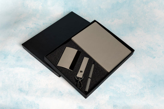 Gift Set - Pen + Keychain + V. Card + Notebook