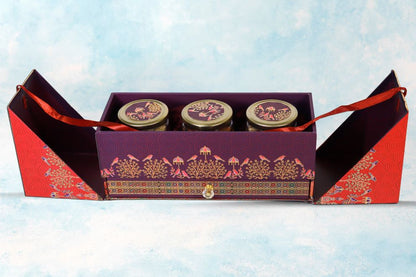Purple Luxe Gift Box with bag