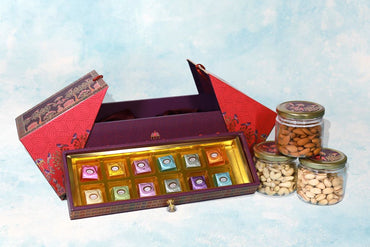 Purple Luxe Gift Box with bag