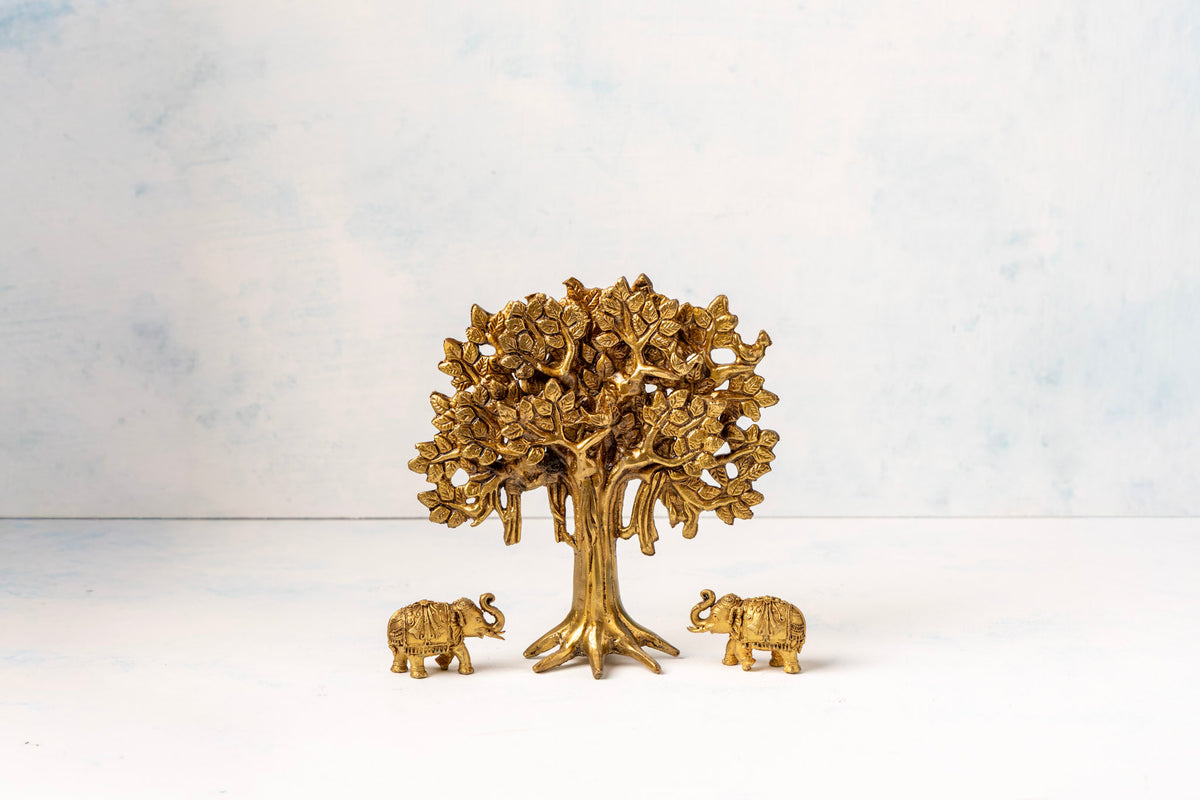 Brass Kalpavriksha Tree Of Wish