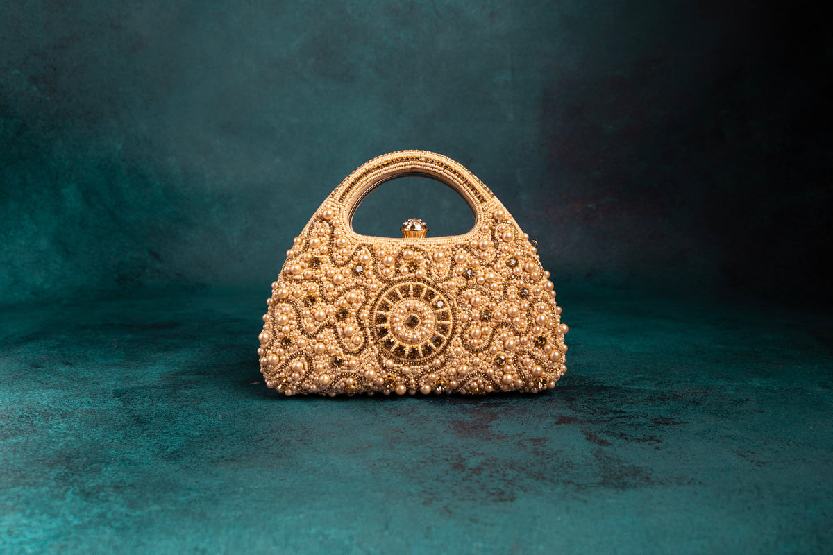 Designer Clutches with Pearl Work